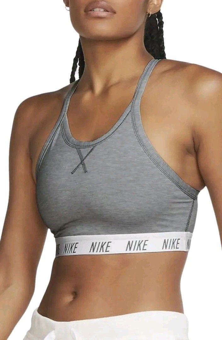 Nike Sports bra (Category: Activewear) located in Lianga. Submitted by legitseller12345678 (Listing ID 1468227142, Image 1). Description: NIKE Swoosh Racerback Sports Bra📌 Like new Size small on tag Solid nito madam Mine 300 plus sf.