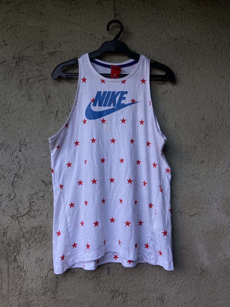 Nike Swoosh Tank Top (Category: Swim Top & Rash Guards) located in Cavite. Submitted by abasolo_jv (Listing ID 1468128248, Image 1). Description: Good condition no issues 10/1 Color rate no issues 19.5x27 dimes m on tag try to offer .