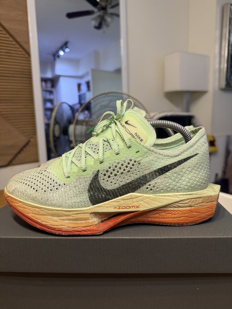 Nike Vaporfly 3 Eluid Kipchoge (Category: Casual Shoes) located in Quezon City. Submitted by callmeo (Listing ID 1468065189, Image 3). Description: 🏃🔥 NIKE VAPORFLY 3 – ELIUD KIPCHOGE EDITION 💰 Price: ₱2,500 FIXED 📏 Size: US 8.5 🏁 Mileage: Less than 40 KM Still has plenty of life left. RFS: too many running shoes. 😅 📌 Condition: Used, with visible wear on the midsole. Please check the actual photos for the condition. 📍 Pickup: Orabella, 2