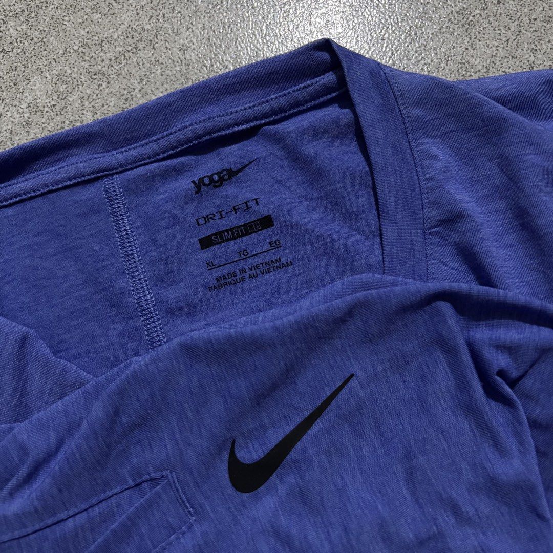 Nike Yoga Dri-fit (Category: Activewear) located in Talisay. Submitted by re_sell01 (Listing ID 1468258785, Image 2). Description: Nike Yoga Dri-fit XL Mens W23.5 L30/31(back) Slim Fit Color: Blue/Violet Excellent Condition.