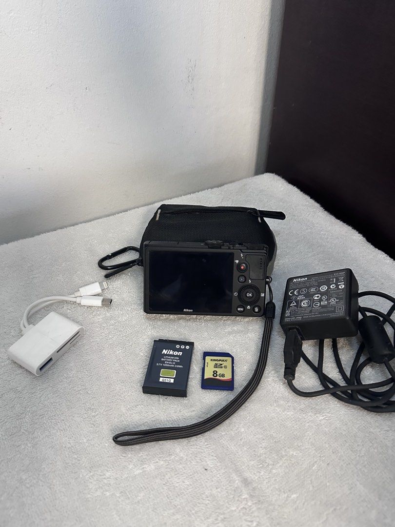 Nikon Coolpix P310 (Category: Cameras) located in Dasmarinas. Submitted by takuya_ (Listing ID 1468077780, Image 3). Description: Nikon Coolpix P310 Like new condition | Complete with charger No issues! Check all you want - 16.1 megapixels - CMOS sensor - 4.2x optical zoom - pop-up flash - optical image stabilization - full HD video recording Inclussions: Unit Charger Sd card Original Nikon Batt Pouch 📍Gentri Cavite Can do half way meet if sure 