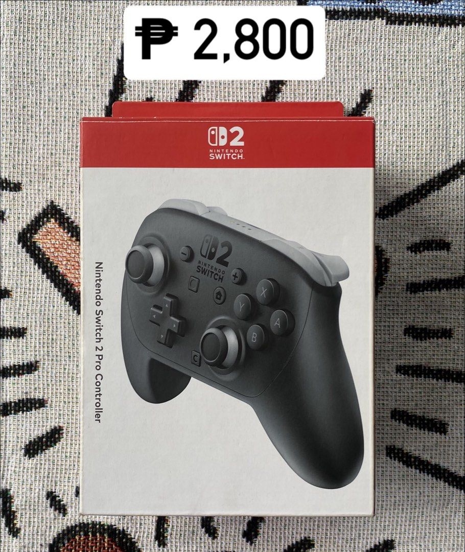 Nintendo Switch 2 Pro Controller (Category: Controllers) located in Manila. Submitted by zenfalcon_23f0a9 (Listing ID 1468138831, Image 1). Description: Nintendo Switch 2 Pro Controller Price: ₱2,800 Original Nintendo Switch 2 Pro Controller With Charging Cable No Issue Good Condition Ready to Use Test All You Want Upon Meetup Lalamove Available (Shipping Fee Shouldered by Buyer) 📍 Manila 📩 PM for Faster Transaction.