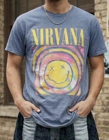Nirvana Band Shirt (Category: Tshirts & Polo Shirts ) located in Los Banos. Submitted by lootmeup (Listing ID 1468278935, Image 1). Description: Nirvana Band Shirt Official tag Size: Width: 20 Length: 25.5 Mine P300.