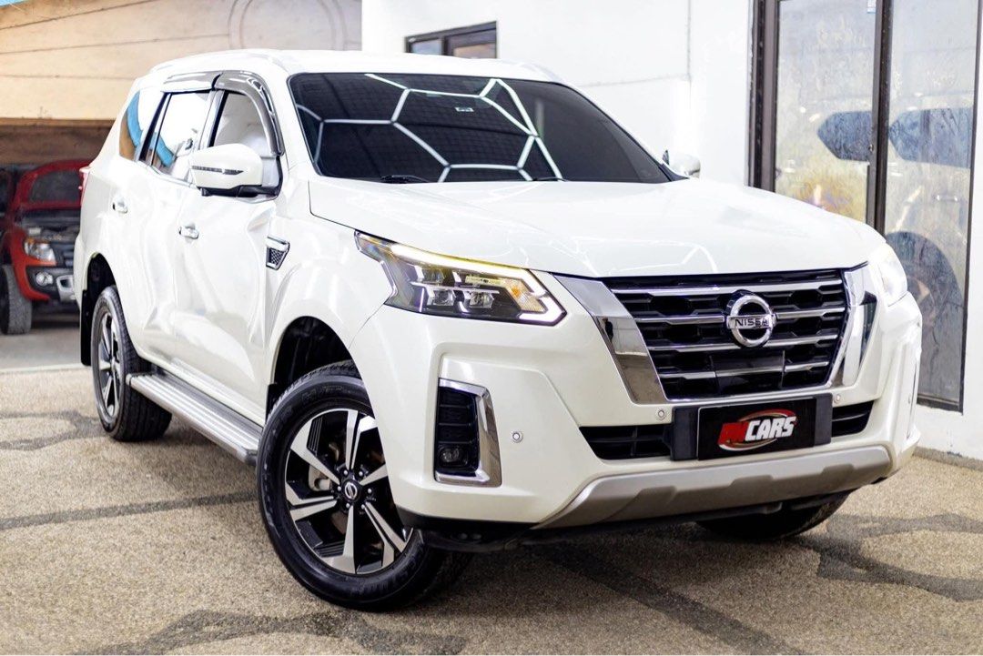Nissan Terra VL 4x2 Auto (Category: Used Cars) located in Manila. Submitted by quality_cars (Listing ID 1468162097, Image 2). Description: FOR SALE! • 2022 Nissan Terra VL A/T 4x2⚪ • Specifications: - 39,xxx km Mileage - 2.5L Turbo Diesel - 7 Speed A/T - Push Start / Stop - Keyless Entry - 2pcs Smart Keys - All Power Features - Leather Seats - Touchscreen Headunit w/ 360° Camera - Apple Car Play / Android Auto Ready - Bose Sound System - Roof Mou