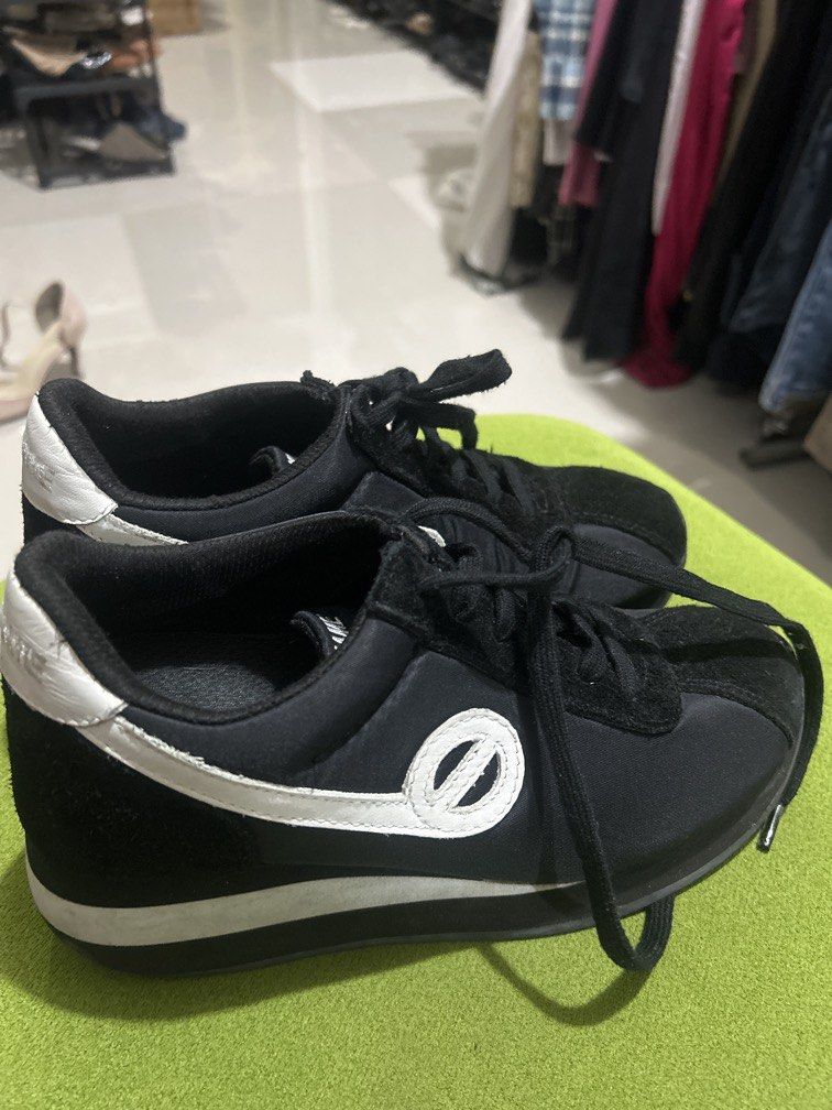 NO NAME nylon sneakers (Category: Sneakers) located in Cavite. Submitted by cecitrifthshop (Listing ID 1468179919, Image 2). Description: The selected item is a pair of black No Name Speed Jog Nylon sneakers still in good condtion and color not faded still black .