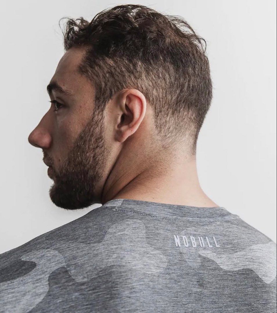 Nobull crossfit shirt medium (Category: Activewear) located in Iba. Submitted by xooperfindslb (Listing ID 1468242850, Image 2). Description: Nobull crossfit shirt Medium 2pcs available - 980 each Camo gray - 1pc availabe White - 1pc available Can pass as new Super comfy and lambot ng tela.. best for gymwear.