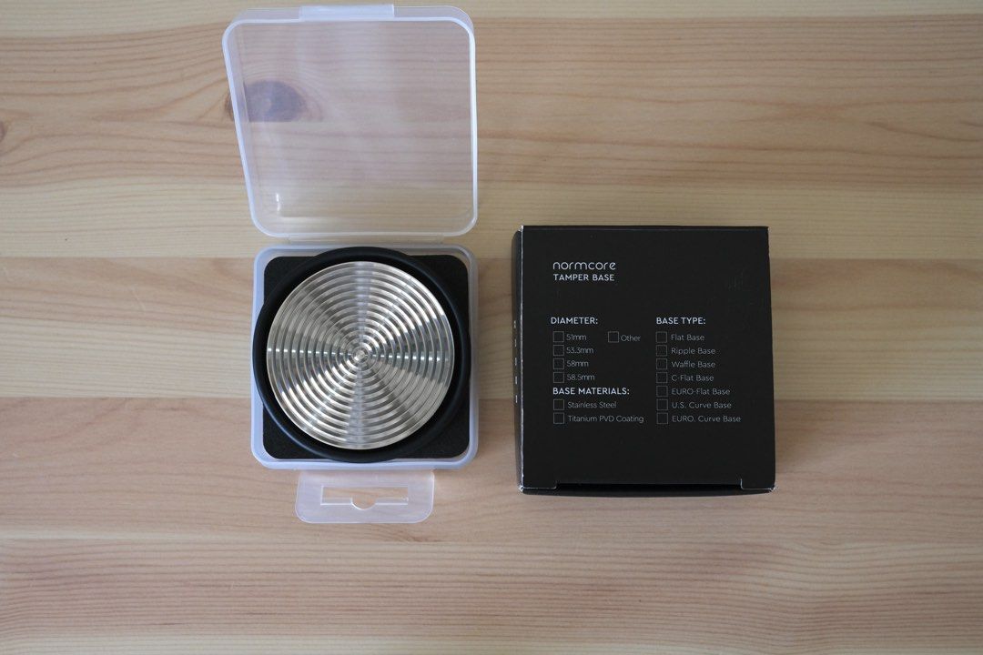 Normcore Tamper Ripple Base 58.5mm Stainless Steel (Category: Coffee & Tea Tableware) located in Quezon City. Submitted by nc0897 (Listing ID 1468099384, Image 1). Description: Size: 58.5mm Purchased from Normcore Amazon RFS: extra Can ship via lalamove .