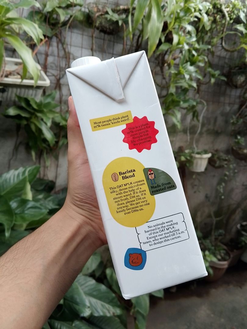OATSIDE Oatmilk Barista Blend 1L (Category: Beverages) located in Cavite. Submitted by jeffponiente (Listing ID 1468073581, Image 2). Description: OATSIDE oatmilk BARISTA BLEND — 1L🥛 August 2027 - Expiration date 📍 For Pick-up and Delivery ₱160 EACH ₱860 per box (6pcs.) 24 PCS AVAILABLE (4 BOXES) 📍Location: General Trias, Cavite and Dasmarinas, Cavite 📩 PM me to order! Limited stocks only 🤍.