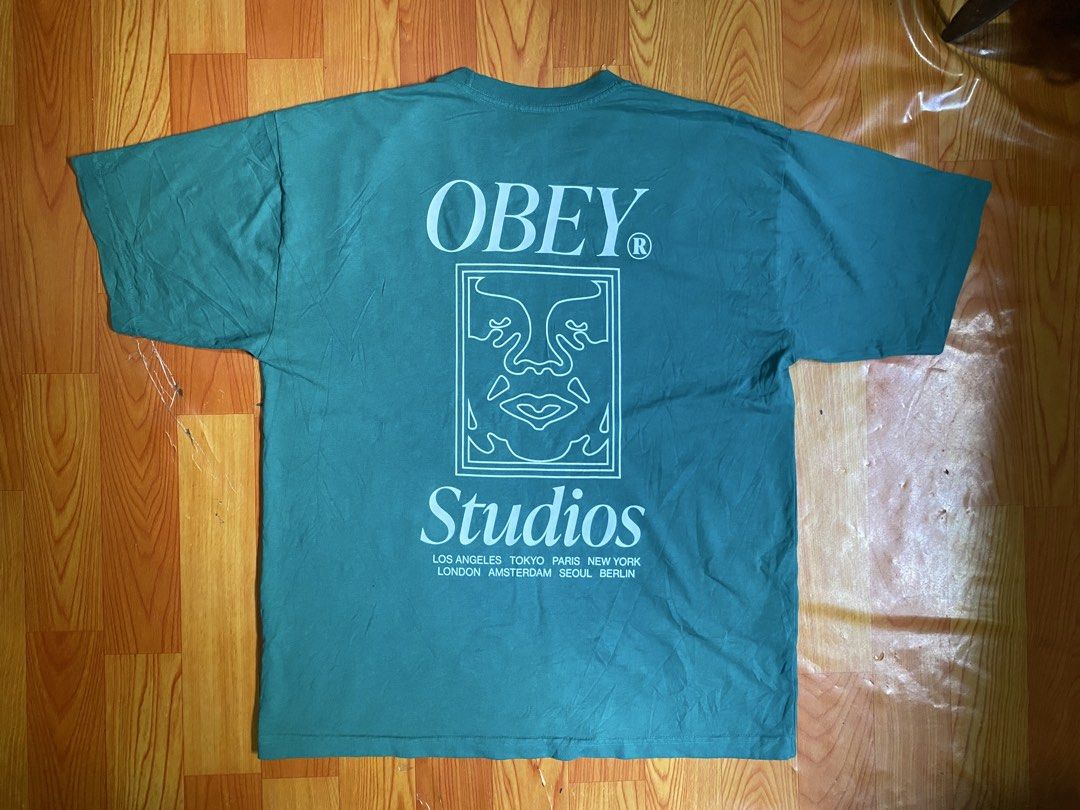Obey shirt (Category: Tshirts & Polo Shirts ) located in Cebu City. Submitted by jerianix (Listing ID 1468183494, Image 1). Description: Obey shirt Size XL W24 L30 Excellent condition No issues .