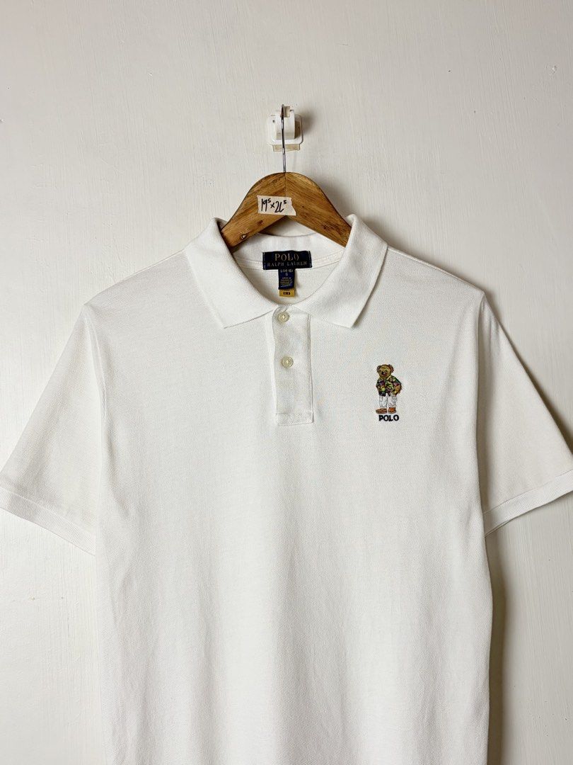 OG’ Ralph Lauren bear (Category: Formal Shirts) located in Manila. Submitted by vinthreads (Listing ID 1468215817, Image 3). Description: OG’ Rąlph Lren Iconic mesh men’s polo. ~ The perfect balance of classic and playful. A lovely addition to any curated wardrobe Size: S on can fit to medium Width: 19.5/ Length: 26.5 As new condition Color rate: 10/10 No issue Note: Color may vary due to lighting. .