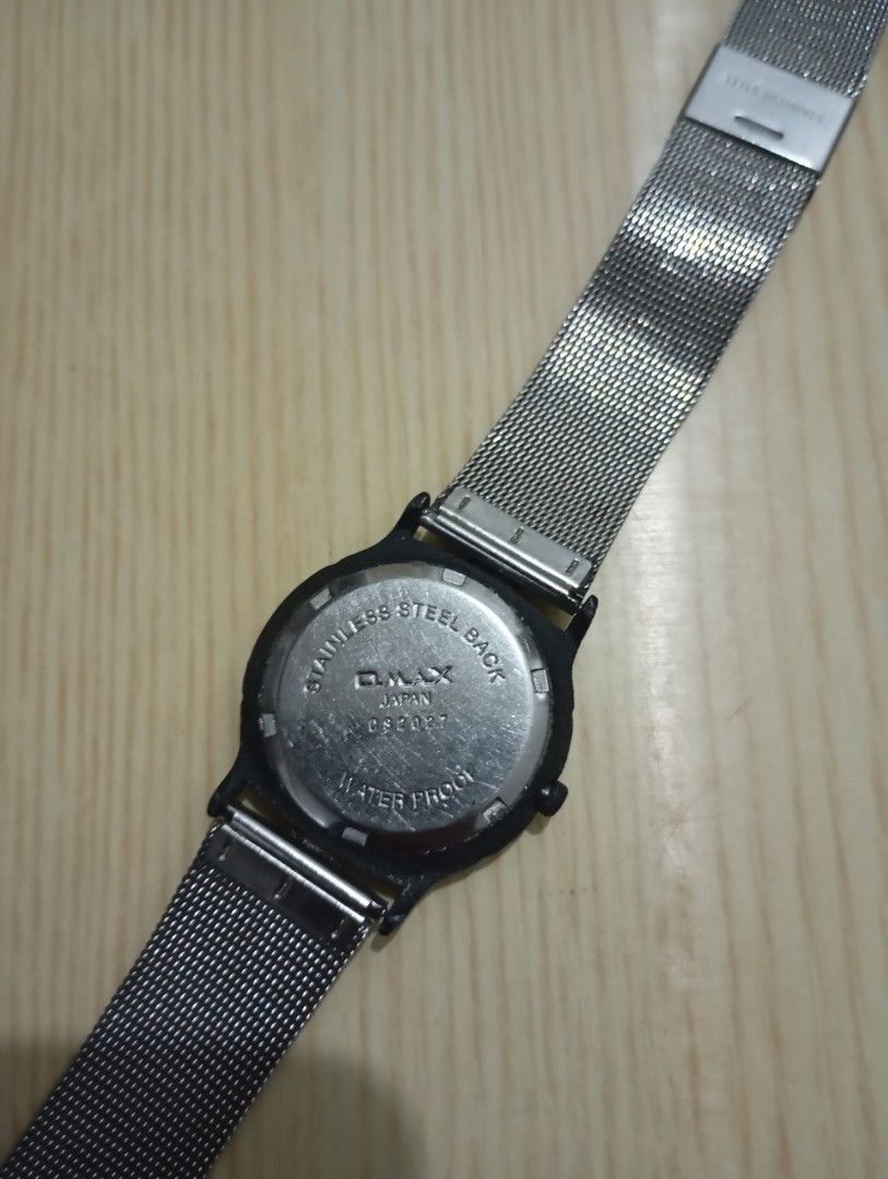 Omax (Category: Women's Watches) located in Las Pinas. Submitted by quick_deals_great_finds2 (Listing ID 1468209760, Image 3). Description: Original good working condition Quartz with battery 30mm adjustable wrist size.