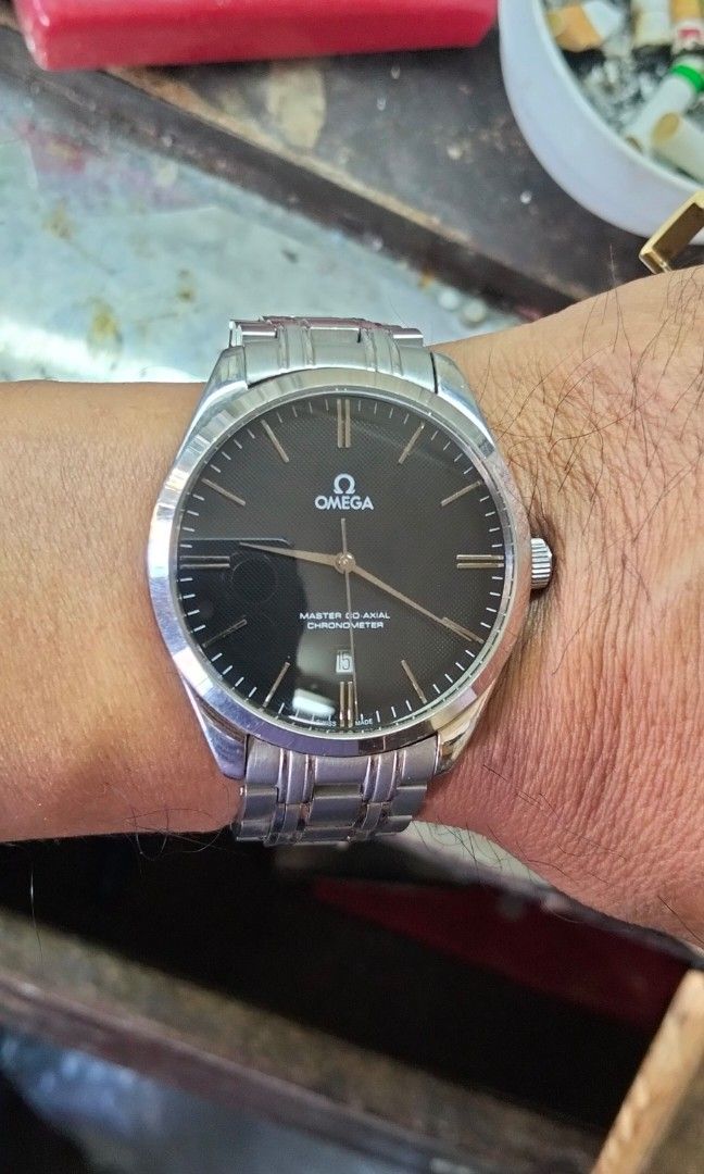 Omega Master-Axial chronometer (Category: Men's Watches) located in San Jose. Submitted by lenlorie3649 (Listing ID 1468063897, Image 1). Description: Omega Master-Axial chronometer swing system the watch is good running condition Clone.