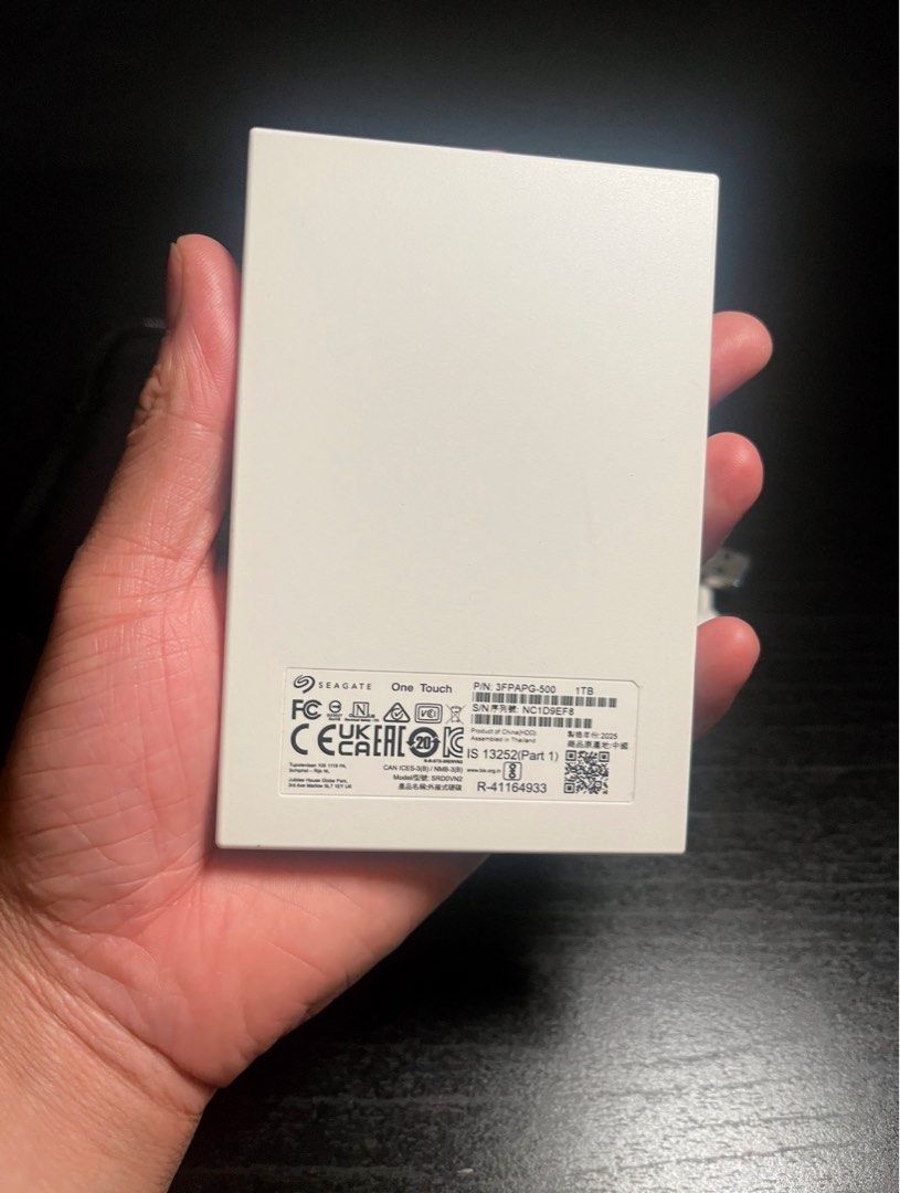 One Touch 1TB external hard drive (Category: Other Gadgets) located in Manila. Submitted by boadokrist79172 (Listing ID 1468213777, Image 3). Description: Orig price: 5k Selling price: 2,000 only! .