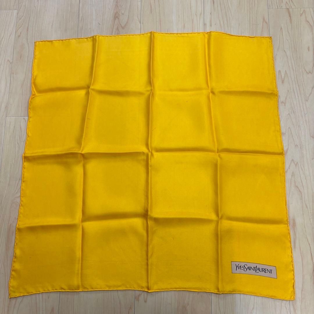 Orig Ysl Solid Square Silk Scarf (Category: Luxury Apparel) located in Manolo Fortich. Submitted by luxebox_quin (Listing ID 1468217216, Image 3). Description: Japan bought For 10,000 yen .