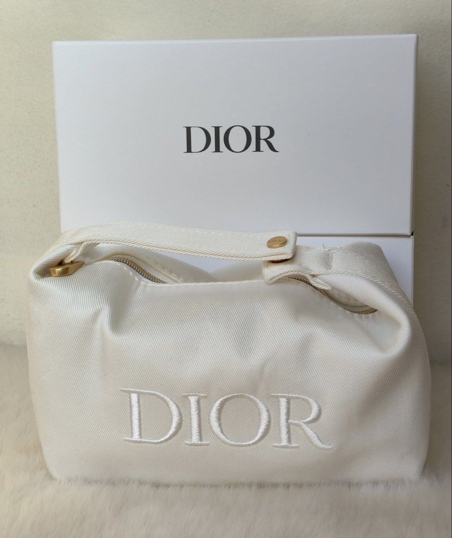 Original Dior GWP (Category: Purses & Pouches) located in Quezon City. Submitted by docshop.orig (Listing ID 1468187637, Image 2). Description: 🌺 2 pcs. left‼️ 🌺 Color: Cream.