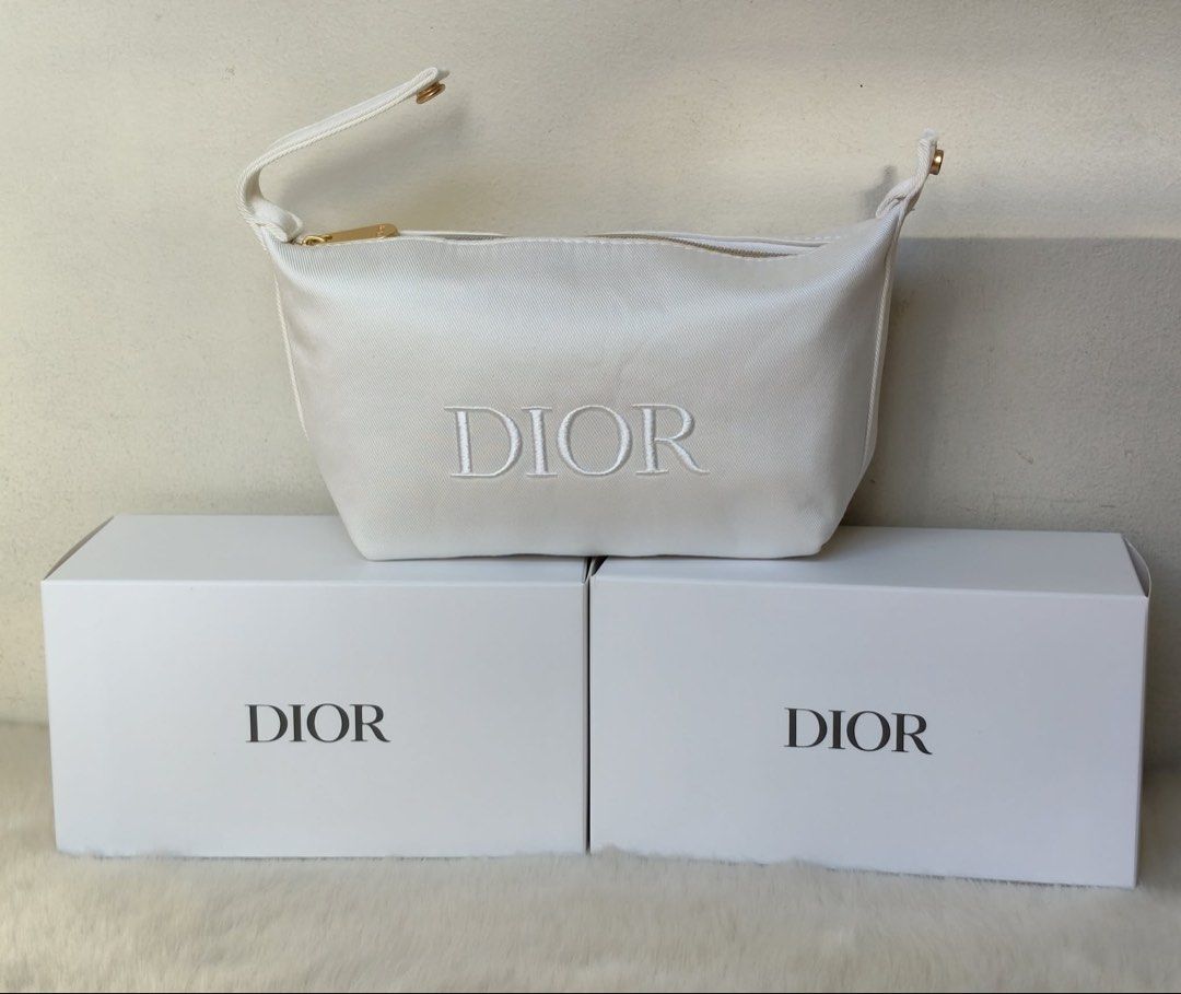 Original Dior GWP (Category: Purses & Pouches) located in Quezon City. Submitted by docshop.orig (Listing ID 1468187637, Image 1). Description: 🌺 2 pcs. left‼️ 🌺 Color: Cream.