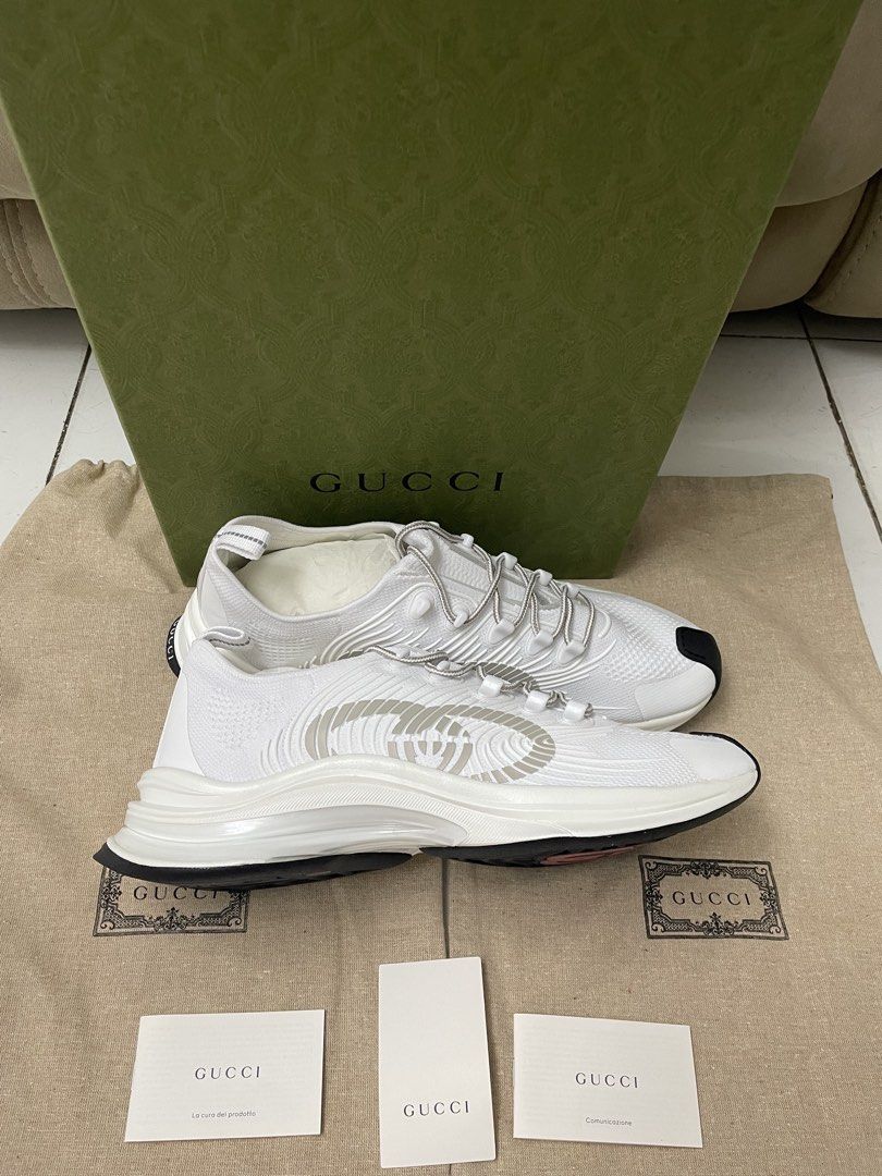 Original Gucci (Category: Sneakers & Footwear) located in Quezon City. Submitted by snoooow (Listing ID 1468077583, Image 1). Description: Original gucci sneakers Brandnew Complete inclusions.