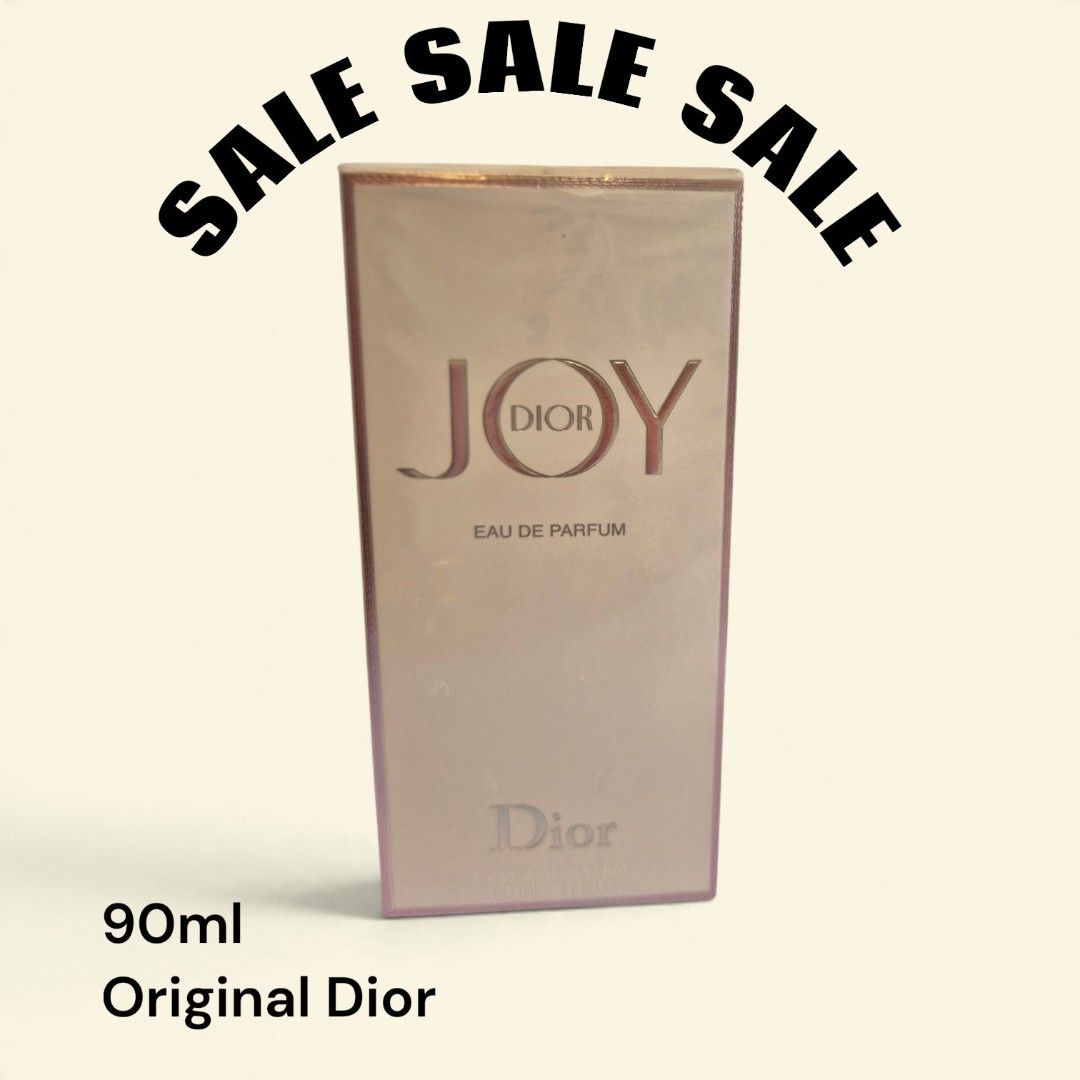 Original Joy Dior 90ml (Category: Fragrance & Deodorants) located in Quezon City. Submitted by annderthesun (Listing ID 1468139394, Image 1). Description: Joy by Dior Eau de Parfum 90ml – With Box, Sealed - 2 stocks available A fresh, feminine fragrance with bright citrus, soft florals and warm woody musk notes. 🌸 Dior Joy Eau de Parfum ✨ 90ml 📦 With original box Condition: Sealed Price: ₱6000 Location: Pasig Actual item pictured. Message me fo