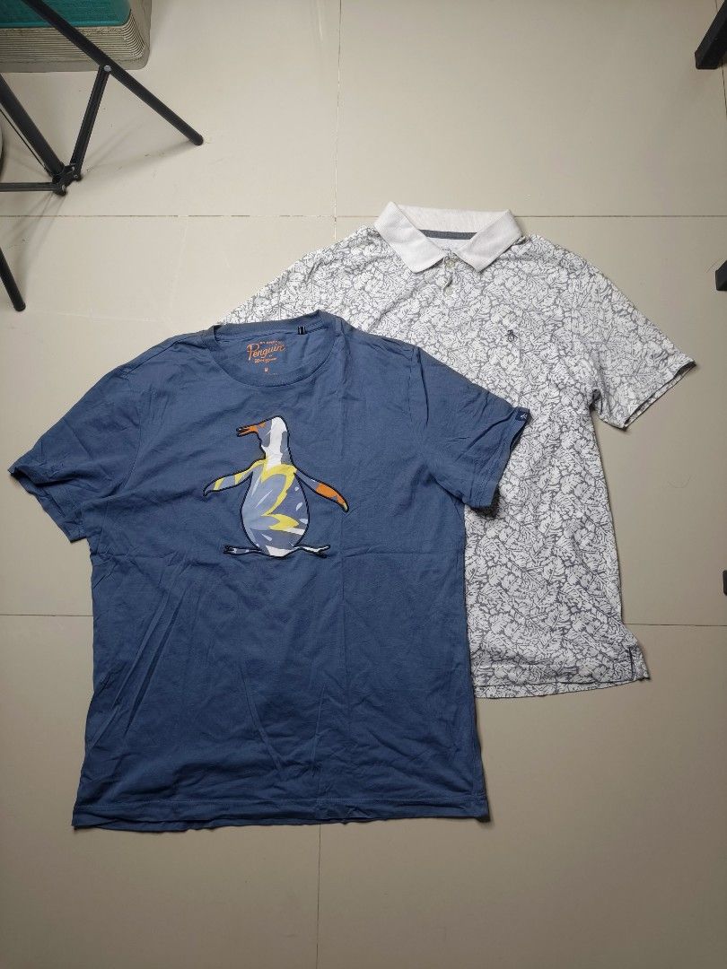 Original Penguin Shirts Bundle Size M (Category: Tshirts & Polo Shirts ) located in Alaminos. Submitted by thriftpill0302 (Listing ID 1468098407, Image 1). Description: - PENGUIN BUNDLE - Polo Shirt - ‎With: 19 can stretch up to 21 - ‎Length: 26½ - Size: Medium - ‎Big Logo Shirt - ‎Width: 21 - ‎Length: 26 - Size: Medium .