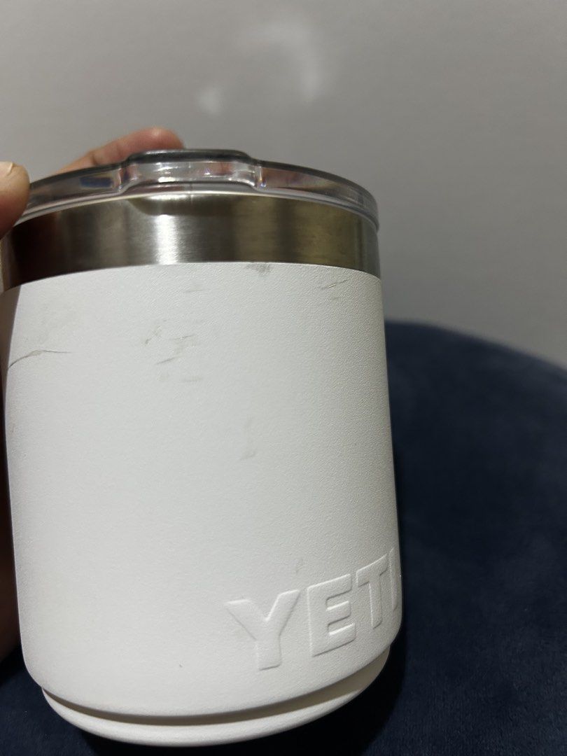 Original YETI (Category: Other Food & Drinks) located in Dasmarinas. Submitted by jedskie0810 (Listing ID 1468208651, Image 3). Description: Original yeti covered cup Have qr code for authenticity 16oz Have scratches in the side see pictures.