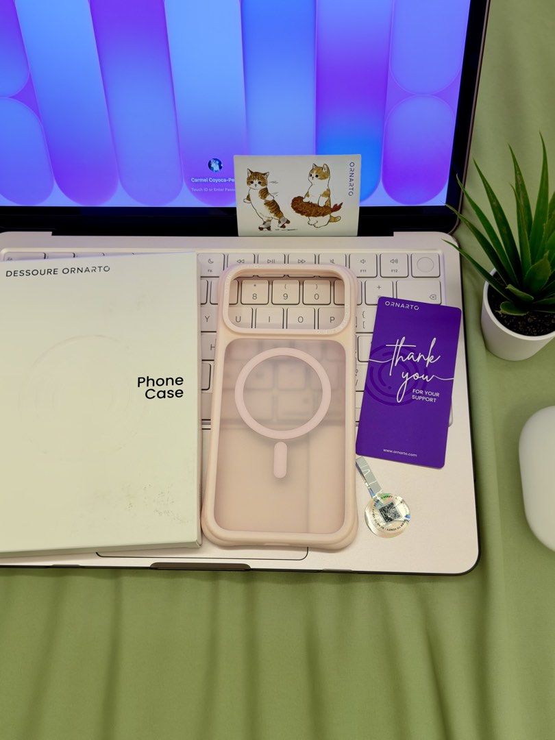 Ornarto AirBuffer MagSafe case (chalk pink) - iPhone 17 Pro Max Case (Category: Cases & Sleeves) located in Dasmarinas. Submitted by carmz.perez (Listing ID 1468234039, Image 2). Description: ✨iPhone 17 Pro Max Pink Cases✨ ♡ Like new ♡On hand ♡ Ready to ship 🌷 ORNARTO AirBuffer MagSafe case (chalk pink) — ₱1,000 📍Location: Dasma, Cavite ♡ Delivery: Lalamove / Grab / J&T / LBC ♡ Payment: Maribank / GCash 💬DM for a fast transaction.