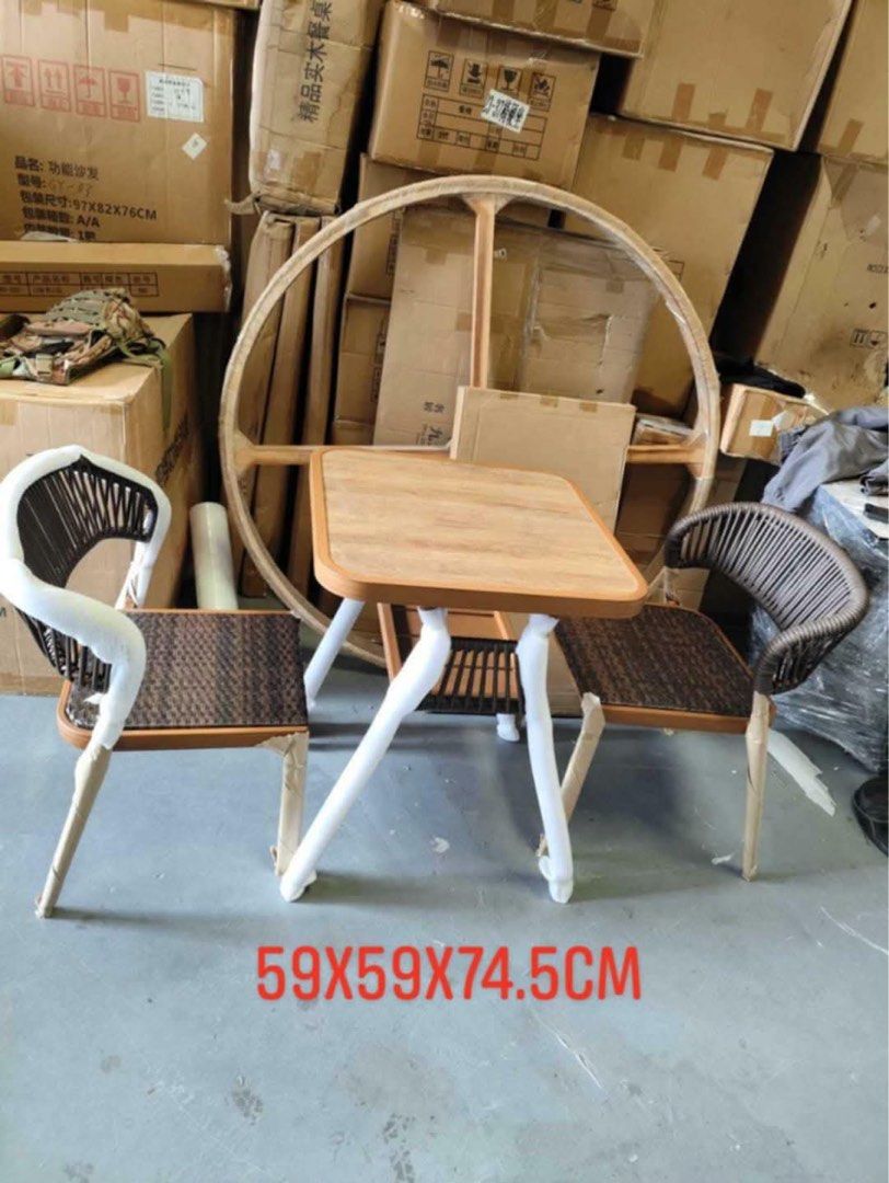 Outdoor Table and Chair Set (Category: Outdoor Furniture) located in Valenzuela. Submitted by jhagonzales (Listing ID 1468211788, Image 1). Description: .