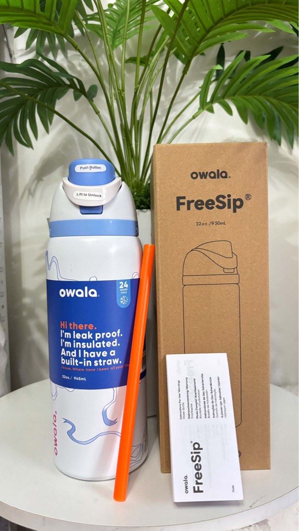 Owala Freesip Tumbler 32oz (Category: Water Bottles & Tumblers) located in Taguig. Submitted by renzms (Listing ID 1468087872, Image 2). Description: • mall pull out quality (do some research before buying) • actual photos | what you see is what you get • can ship nationwide via tiktok co.