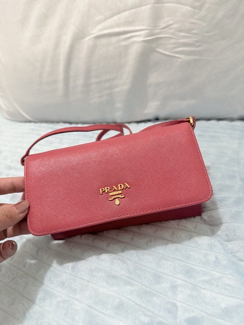 P R A D A WALLET ON STRAP (Category: Wallets & Card holders) located in Manila. Submitted by brandedboutique04 (Listing ID 1468112981, Image 2). Description: .