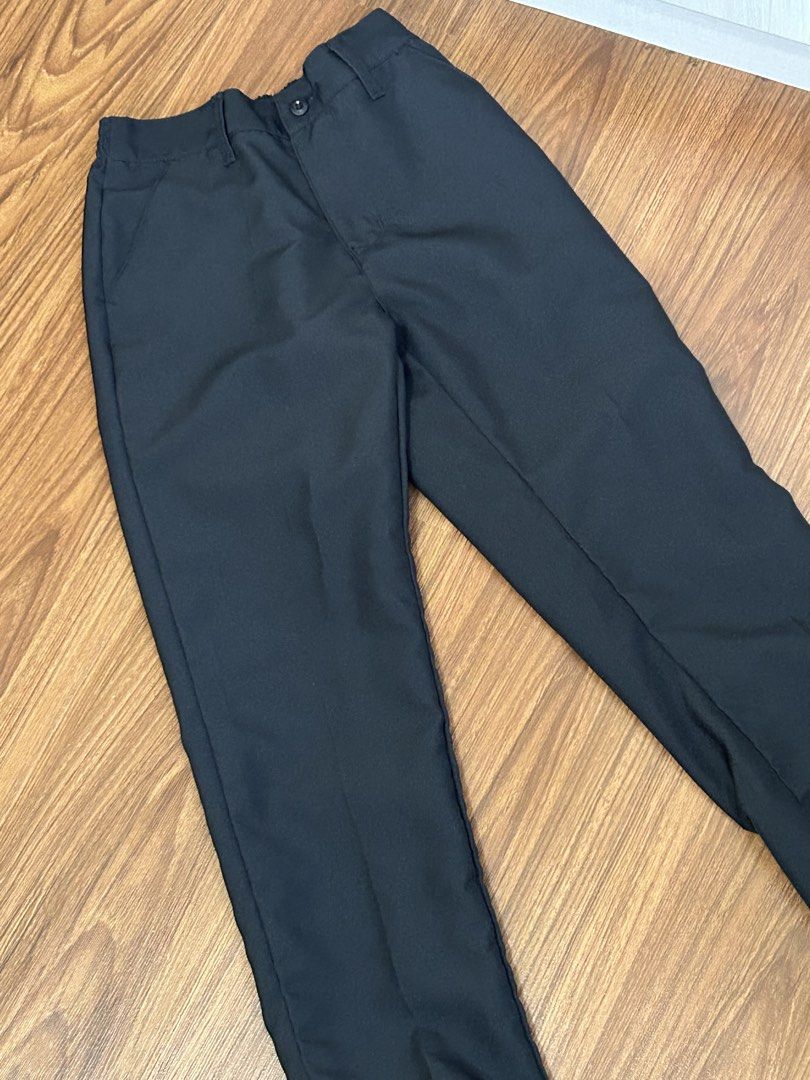 Palomino Black Formal Pants Trousers (Category: Babies & Kids Fashion) located in Cainta. Submitted by klach (Listing ID 1468063539, Image 2). Description: ✅ Palomino kids - Size 14 - can fit 8-10yrs old- 83cm length - garterized waist ✅ ₱350 ✅ Worn 2 times ✅ Color black ✅ This is pre loved. Manage your expectations. ✅ RFS: Decluttering ✅ First to pay will get the item ✅ No Return No Exchange ✅ Mode of payment: Gcash 🛵📦 Lalamove / GoGo Xpress ☑