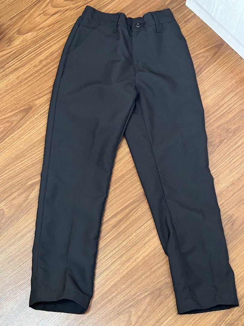 Palomino Black Formal Pants Trousers (Category: Babies & Kids Fashion) located in Cainta. Submitted by klach (Listing ID 1468063539, Image 1). Description: ✅ Palomino kids - Size 14 - can fit 8-10yrs old- 83cm length - garterized waist ✅ ₱350 ✅ Worn 2 times ✅ Color black ✅ This is pre loved. Manage your expectations. ✅ RFS: Decluttering ✅ First to pay will get the item ✅ No Return No Exchange ✅ Mode of payment: Gcash 🛵📦 Lalamove / GoGo Xpress ☑