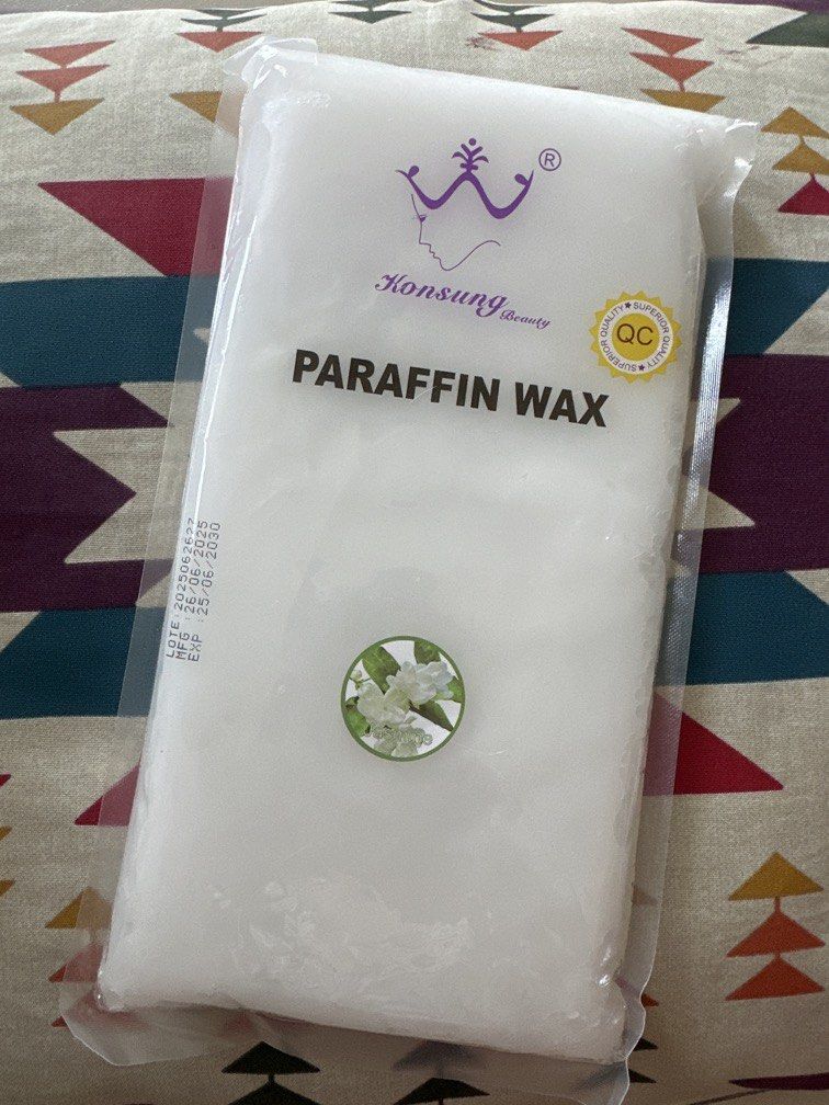 Paraffin Wax (Category: Hands & Nails) located in Makati City. Submitted by wellovedthrift (Listing ID 1468093372, Image 1). Description: Paraffin Wax Exp Date: June 25, 2030.