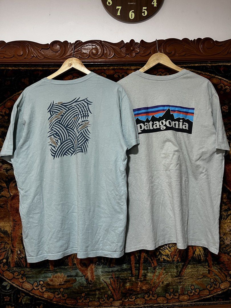 Patagonia Aspack (Category: Tshirts & Polo Shirts ) located in Cebu City. Submitted by lottaloots.ceb14 (Listing ID 1468241939, Image 2). Description: Patagonia Aspack In excellent condition Needs wash Issue: Minimal Hairline cracks Size L Dimensions: 23x28.5 Color rate: 9.3/10 900 + Shipping fee for both Location: Cebu.