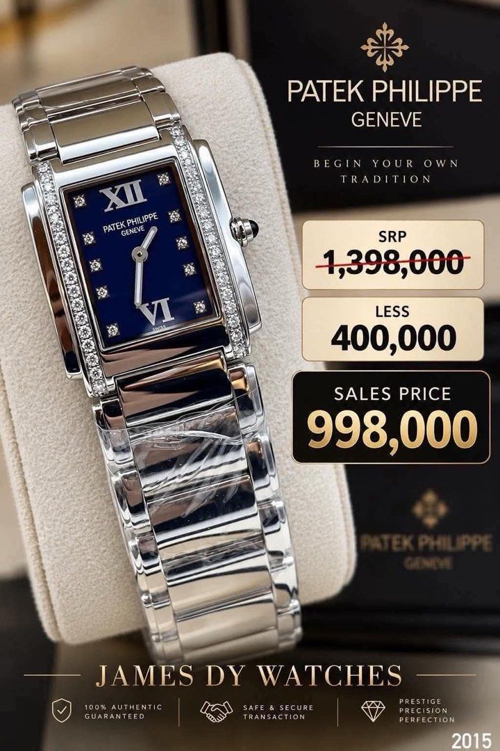 Patek 24 Blue (Category: Luxury Watches) located in Manila. Submitted by jdywatches88 (Listing ID 1468283151, Image 1). Description: brandnew complete set onhand negotiable for sure buyer.