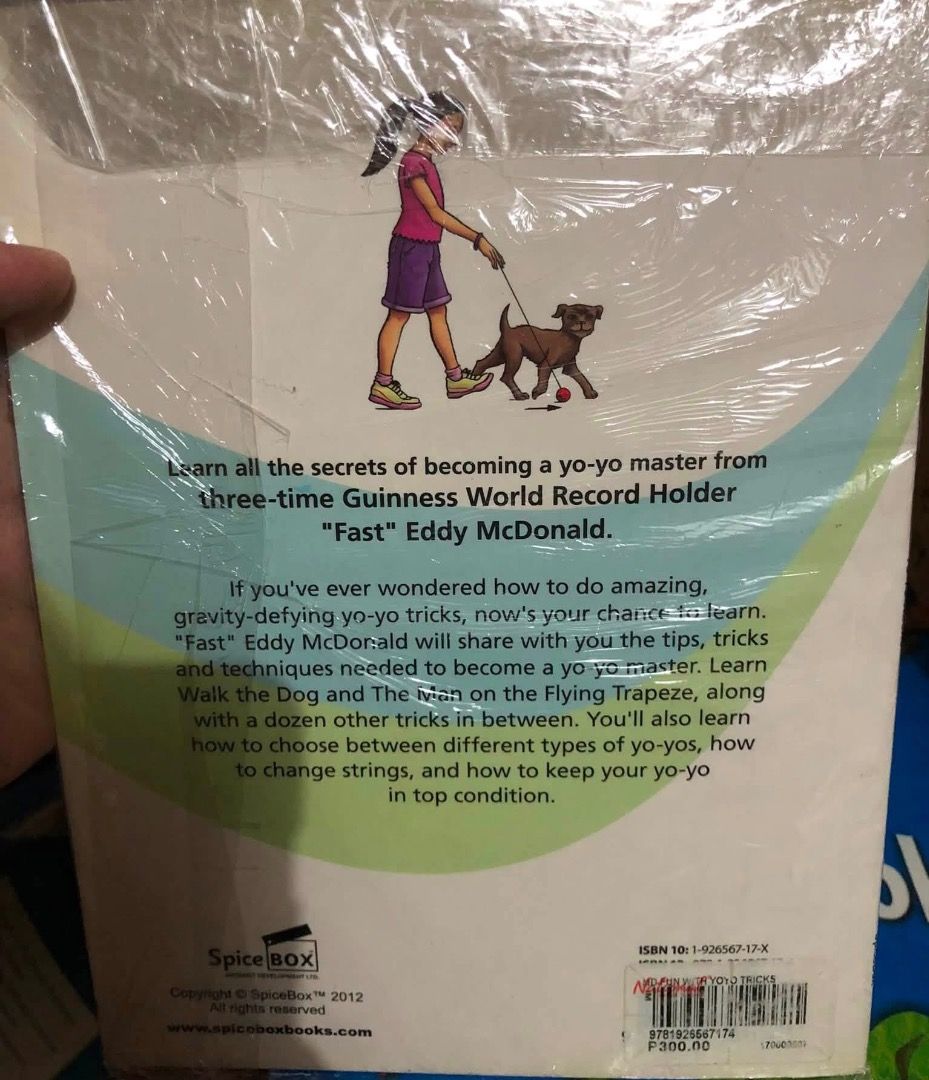 [PB] Fun With Yo-Yo Tricks: Tips & Techniques by "Fast" Eddy McDonald (Category: Storybooks) located in San Juan City. Submitted by ttanmien (Listing ID 1468189051, Image 3). Description: ⚜️✨⚜️✨⚜️✨⚜️✨⚜️✨⚜️ 💁🏻‍♀️SELLING PRICE: ₱100 Original Price: ₱300 💁🏻‍♀️Book Genre: Non Fiction, non fiction instructional and hobby 💁🏻‍♀️Book insight: Instructional Guidebook: Teaches 13 classic and gravity defying tricks including Walk the Dog and The Man o