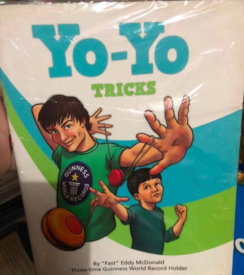 [PB] Fun With Yo-Yo Tricks: Tips & Techniques by "Fast" Eddy McDonald (Category: Storybooks) located in San Juan City. Submitted by ttanmien (Listing ID 1468189051, Image 2). Description: ⚜️✨⚜️✨⚜️✨⚜️✨⚜️✨⚜️ 💁🏻‍♀️SELLING PRICE: ₱100 Original Price: ₱300 💁🏻‍♀️Book Genre: Non Fiction, non fiction instructional and hobby 💁🏻‍♀️Book insight: Instructional Guidebook: Teaches 13 classic and gravity defying tricks including Walk the Dog and The Man o