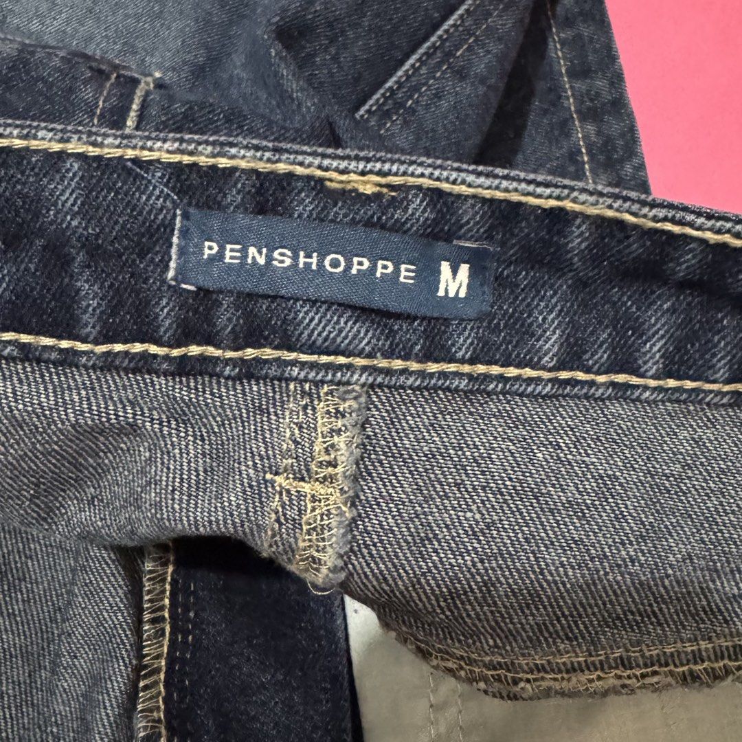 Penshoppe Denim Skirt (Category: Skirts) located in San Fernando. Submitted by declotter (Listing ID 1468085564, Image 3). Description: - Brand: Penshoppe - Style: Dark blue wash denim skirt - Size: Medium (28 Waist) Never Used!!!.
