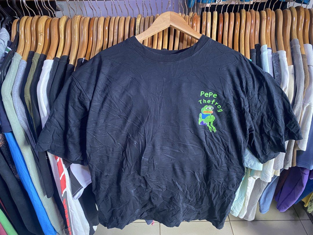 Pepe the frog (Category: Art & Prints) located in Kalibo. Submitted by rvna23 (Listing ID 1468143383, Image 2). Description: a parody graphic of Pepe the Frog sitting against the backdrop of Vincent van Gogh's The Starry Night As New Condition Size Large.