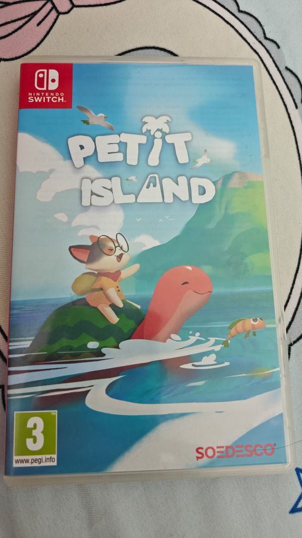 Petit Island Nintendo Switch Game (Category: Nintendo) located in Caloocan City. Submitted by epicforest-8fe7b6 (Listing ID 1468184339, Image 1). Description: - Game: Petit Island for Nintendo Switch (Physical cartridge and case included) - Gameplay: Explore a tropical island, solve puzzles, and play as an adorable adventurous cat - Rating: PEGI 3 (Family-friendly) - Condition: Works great, tested, and finished playing - Shipping or Meet-up: Ship