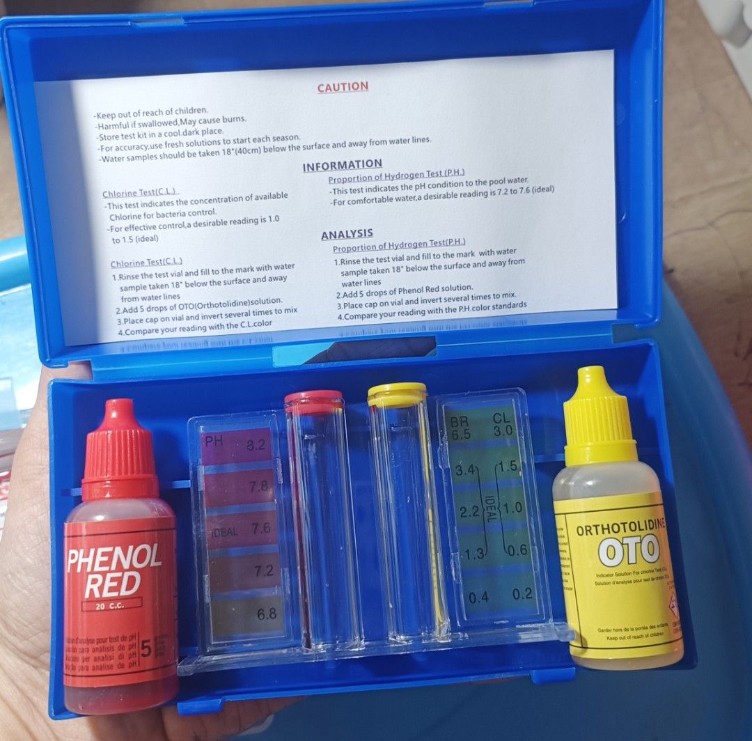 PH Meter/PH Chlorine Water Test kit (Category: Everything Else Others) located in Manila. Submitted by lotty_2489 (Listing ID 1468095106, Image 2). Description: Onhand Brandnew GoodQuality Sameday Deliver COD/Gcash #09706504365 Charm.