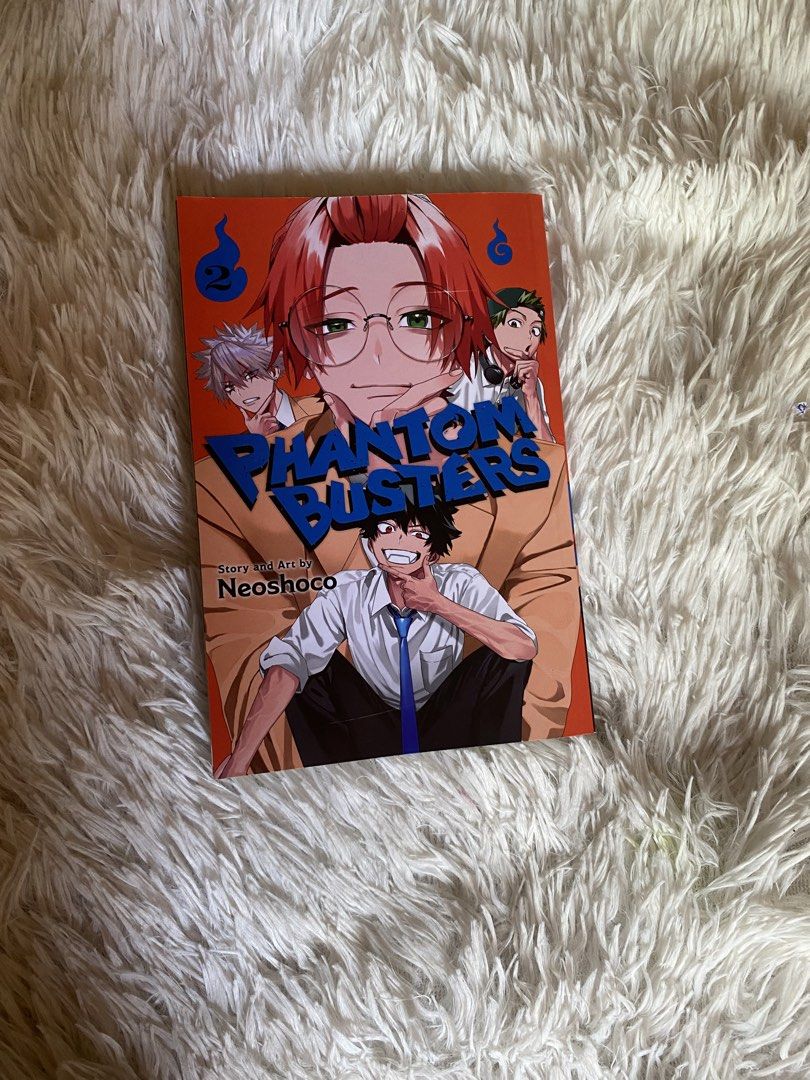 Phantom Busters Vol 2 Manga by Neoshoco (Category: Comics & Manga) located in Cebu City. Submitted by venomouswhisk (Listing ID 1468090421, Image 1). Description: - Title: Phantom Busters Volume 2 - Author/Artist: Neoshoco (Bought this @ Fullybooked for 500+) - Condition: Clean front and back covers; minor foxing marks along the top edge of the pages - Great addition to any manga collection! 🎀Dm me for more photos!! MOD:J&t MOP:Gcash.
