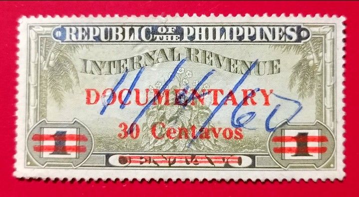 Philippine Documentary Stamp 30 Centavos 1960s (Category: Art & Prints) located in San Pedro. Submitted by redphoenix621 (Listing ID 1468210914, Image 1). Description: Philippine Documentary Stamp 30 Centavos 1960 PRICE: 80 Pesos... DESCRIPTION: Used condition. Expect possible tears, dirt or creases on the stamp... Items can be shipped via LBC(add 150PHP shipping fee) or meetup in San Pedro, Laguna. Payment can be sent via Palawan express, Gcash 