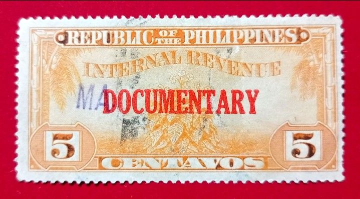 Philippine Documentary Stamp 5 Centavos 1960s (Category: Art & Prints) located in San Pedro. Submitted by redphoenix621 (Listing ID 1468211429, Image 1). Description: Philippine Documentary Stamp 5 Centavos 1960s PRICE: 80 Pesos... DESCRIPTION: Used condition. Expect possible tears, dirt or creases on the stamp... Items can be shipped via LBC(add 150PHP shipping fee) or meetup in San Pedro, Laguna. Payment can be sent via Palawan express, Gcash a