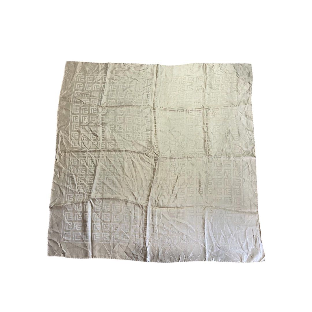 PIERRE BALMAIN silk scarf (Category: Scarves) located in Bulacan. Submitted by letsfindukaywithme (Listing ID 1468168812, Image 1). Description: Pierre Balmain silk scarf 32x32" Like new No issue +sf payment first Ship via J&T .