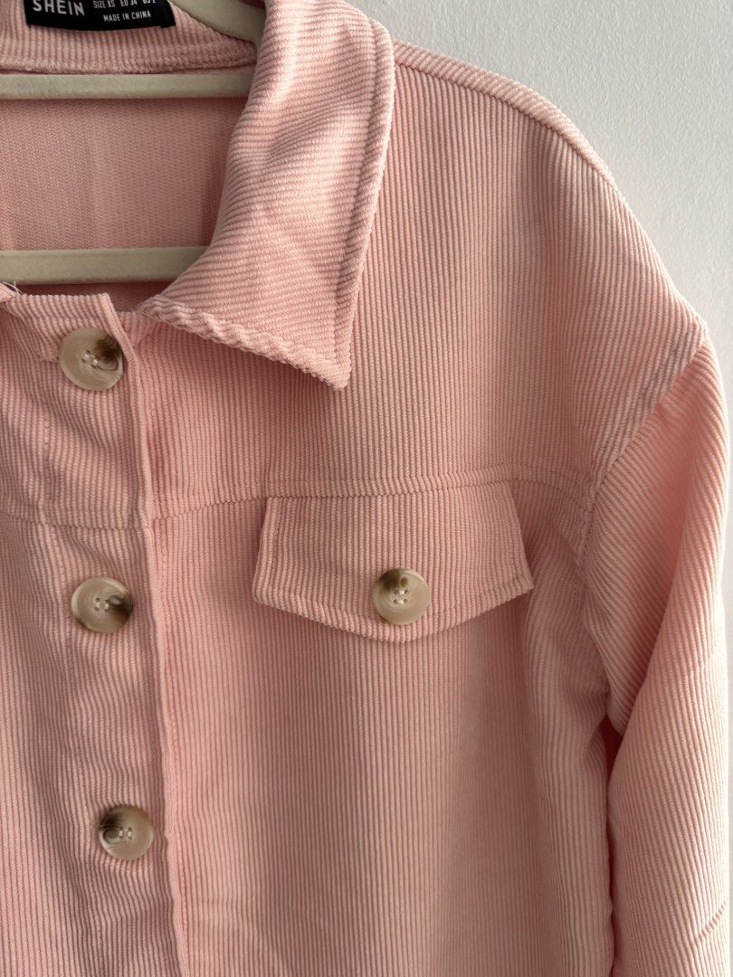 Pink Corduroy Jacket (Category: Coats, Jackets and Outerwear) located in Paranaque City. Submitted by simplylizzy (Listing ID 1468074041, Image 2). Description: .