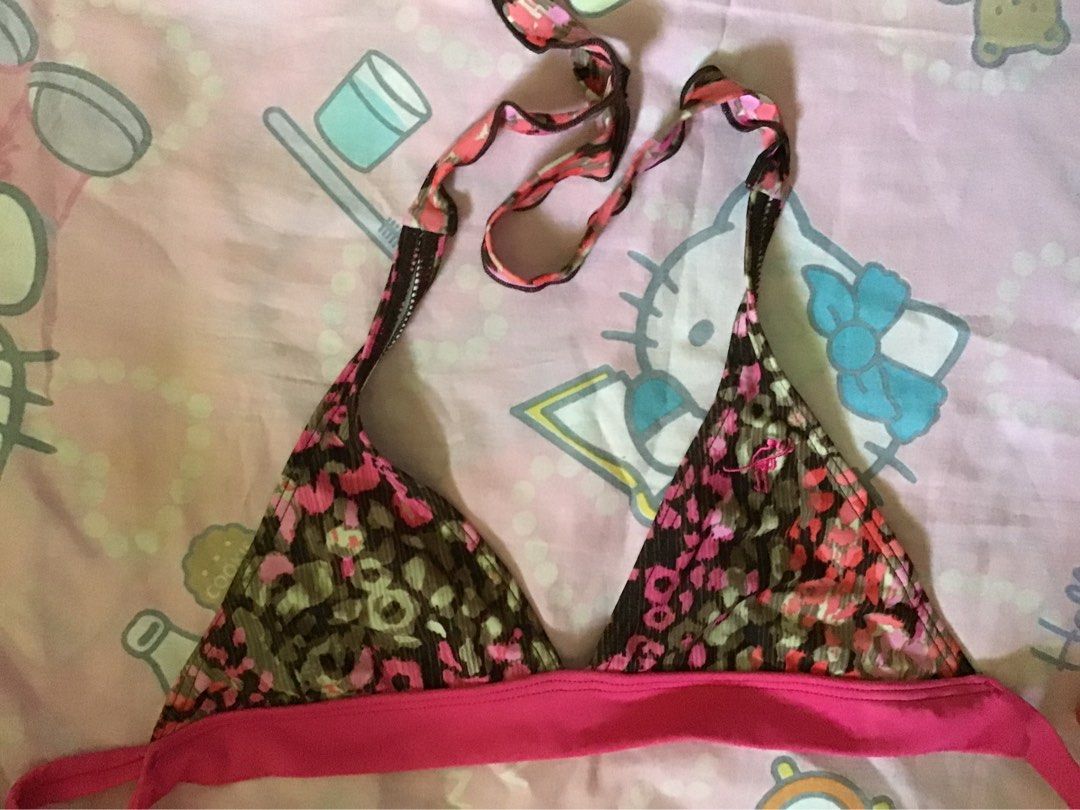 Pink leopard bikini top (Category: Bikinis & Swimsuits) located in Delfin Albano (Magsaysay). Submitted by patronumist (Listing ID 1468105216, Image 3). Description: .