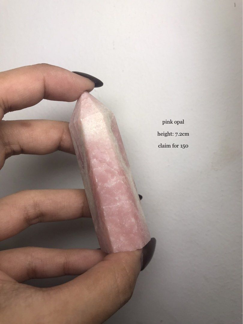 Pink Opal Crystal Tower (Category: Precious Stones) located in Marikina City. Submitted by _project.quartz (Listing ID 1468171711, Image 1). Description: .