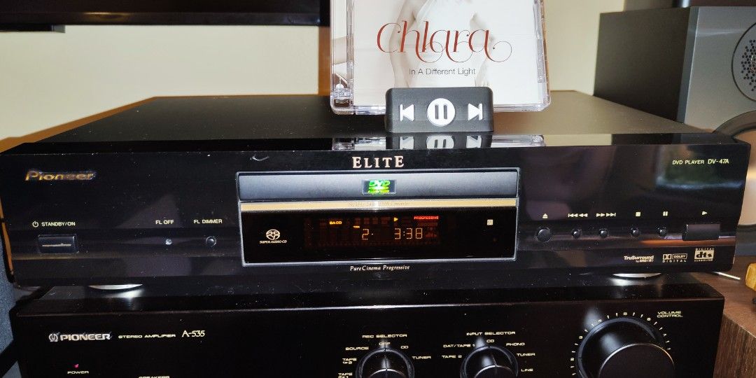 Pioneer DV-47A SACD DVD PLAYER (Category: Blu-Ray & Media Players) located in San Juan City. Submitted by guev168 (Listing ID 1468269503, Image 3). Description: US model 120v with free transformer with remote control audiophile grade CD SACD player hi-bit 24bit upscaling for CD Legato pro SACD DVD-AUDIO meet-up McDonald's Madsion Ortigas.