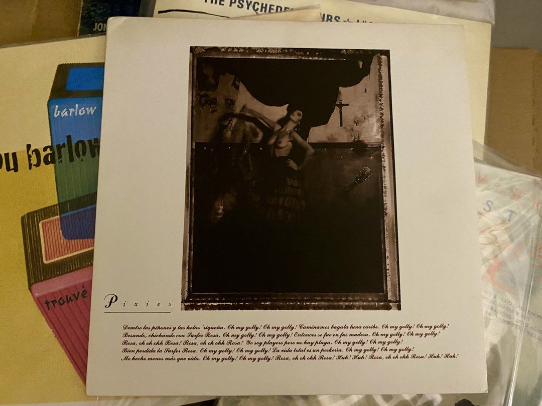 Pixies - Surfer Rosa Vinyl LP (Category: Vinyls) located in Muntinlupa City. Submitted by lucky_mikhail.enver (Listing ID 1468062020, Image 1). Description: - Artist/Album: Pixies - Surfer Rosa - Label: 4AD release - Condition Vinyl: Clean and plays great - Condition Jacket: Minor shelf wear - Inclusions: Original inner sleeve with album artwork - Key Tracks: Where Is My Mind?, Bone Machine, Cactus.
