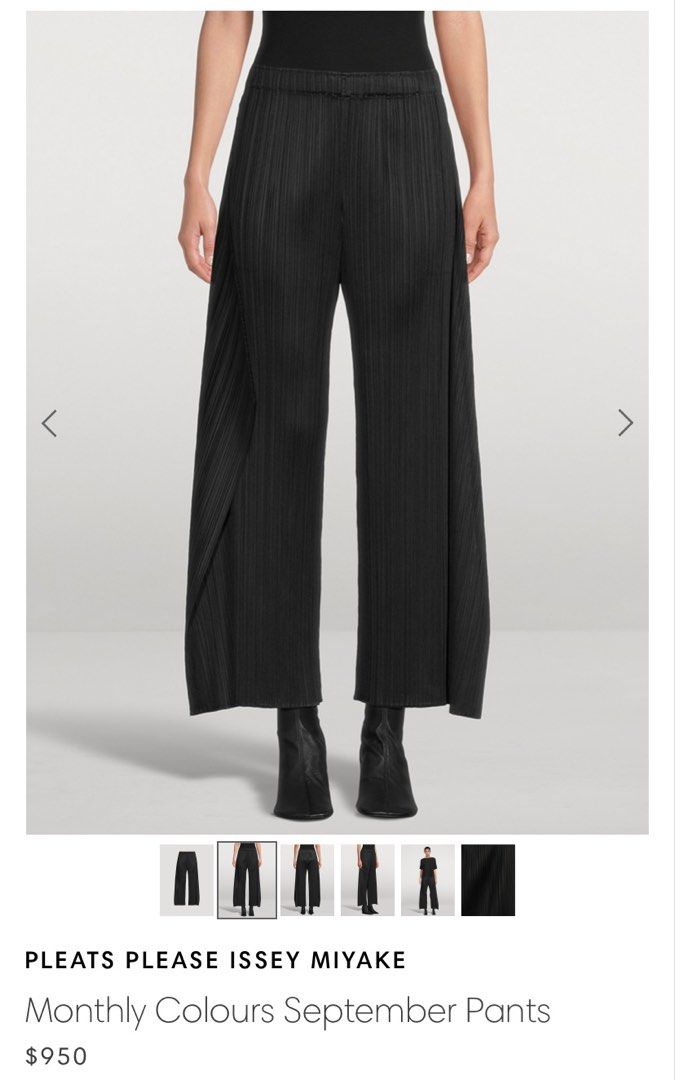 Pleats please issey miyake (Category: Chinos) located in Manila. Submitted by freshfindresale (Listing ID 1468234849, Image 2). Description: Free waist No flaws Excellent.