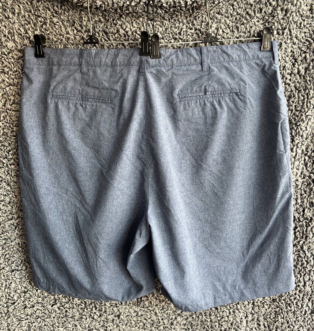 PLUS SIZE Ben Hogan Men's Performance Golf Shorts | Size 46 (Category: Shorts) located in General Trias. Submitted by zrchustle.604 (Listing ID 1468156920, Image 3). Description: Ben Hogan Men's Performance Golf Shorts in a heathered blue shade (frequently sold under color names like Denim Heather or Medium Denim Heather). Known for providing high-quality athletic wear at a budget-friendly value, these flat-front shorts are built with technical p